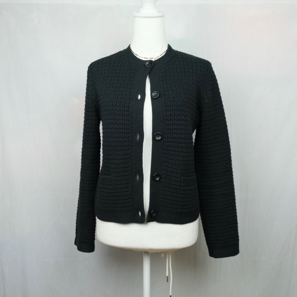 Uniqlo Women's Black Textured Blazer - Picture 1 of 3